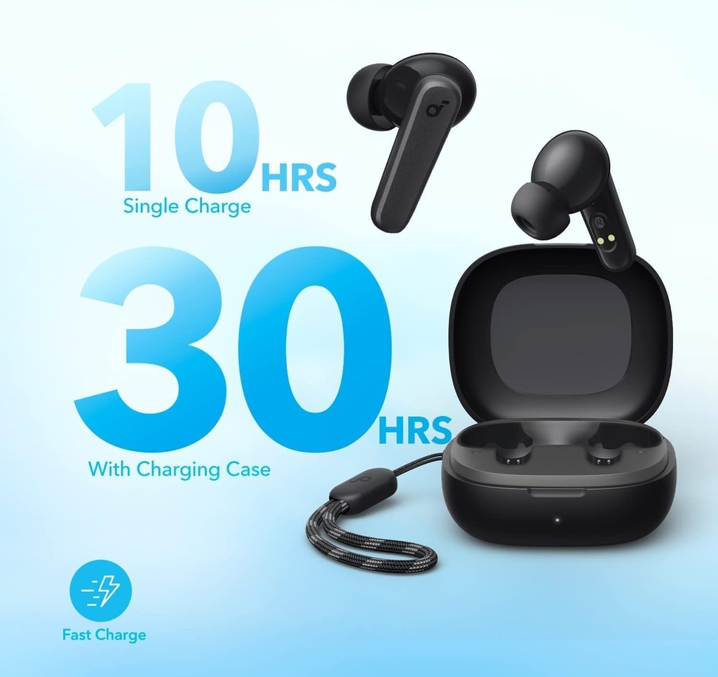 SOUNDCORE P20i TRUE WIRELESS EARBUDS BY ANKER POWERFUL SOUND BLUE