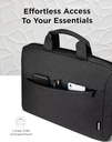 Lenovo Laptop Bag T210, Messenger Shoulder Bag for Laptop or Tablet, Sleek, Durable & Water-Repellent Fabric