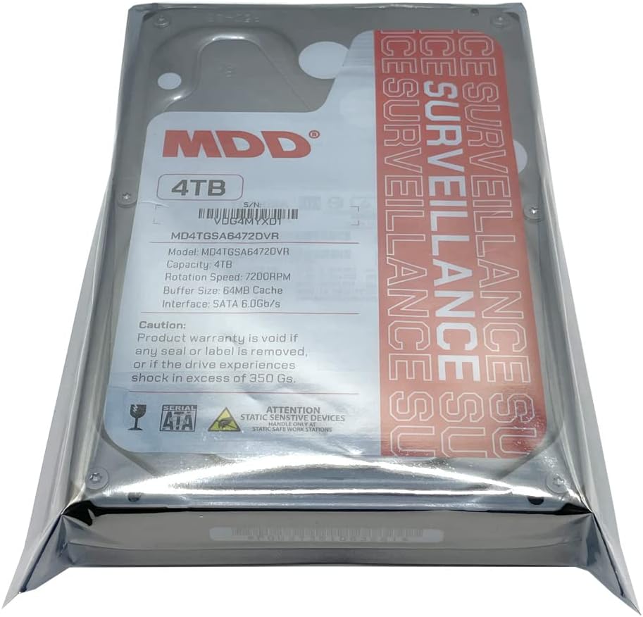 MDD MAXDIGITALDATA MaxDigitalData 4TB 64MB Cache 7200PM SATA 6.0Gb/s 3.5'' (Renewed) 