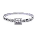 GIORGIO MILANO WOMEN BEADED BANGLE BRACELET WITH CUBIC ZIRCONIA CENTERPIECE GOLD W4130SG