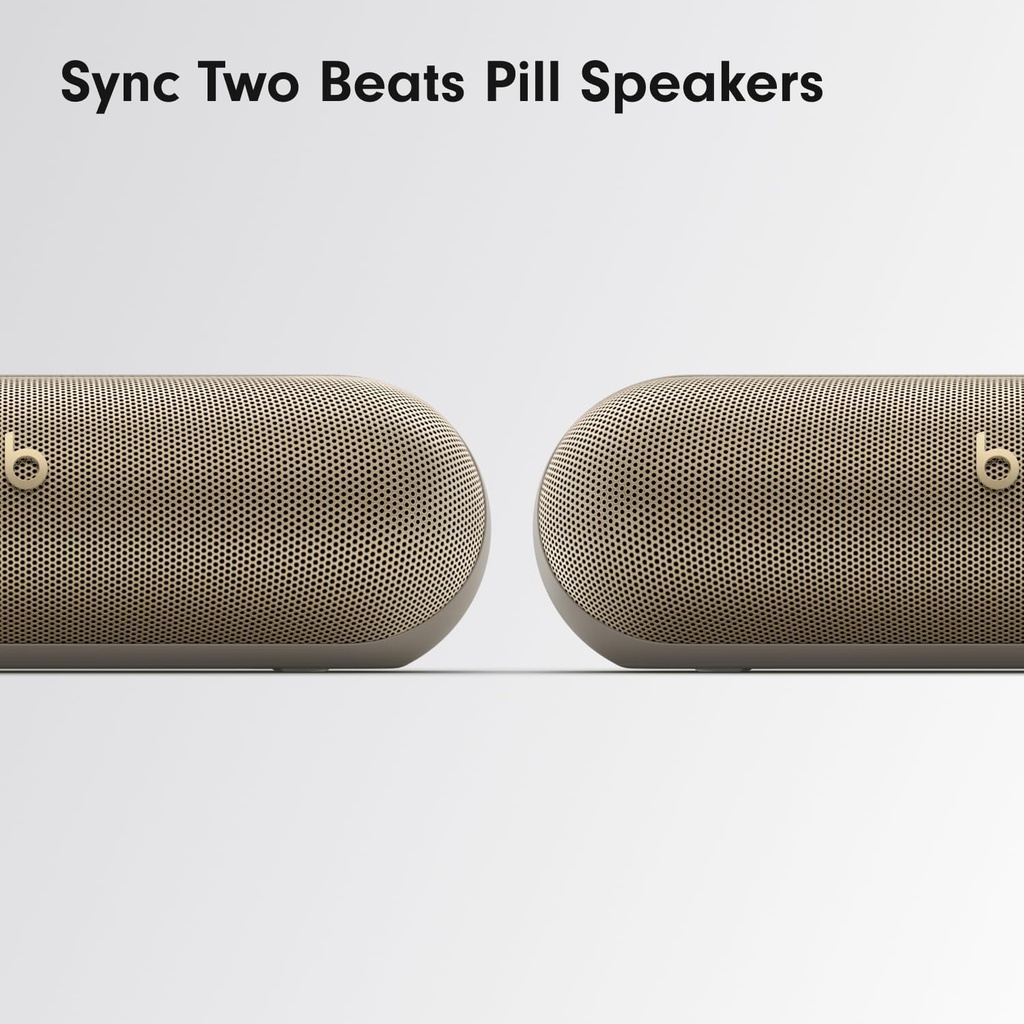 Beats Pill Portable Bluetooth Speaker Water Resistant Champagne Gold 