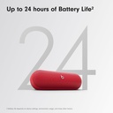Beats Pill Portable Bluetooth Speaker Water Resistant Statement Red