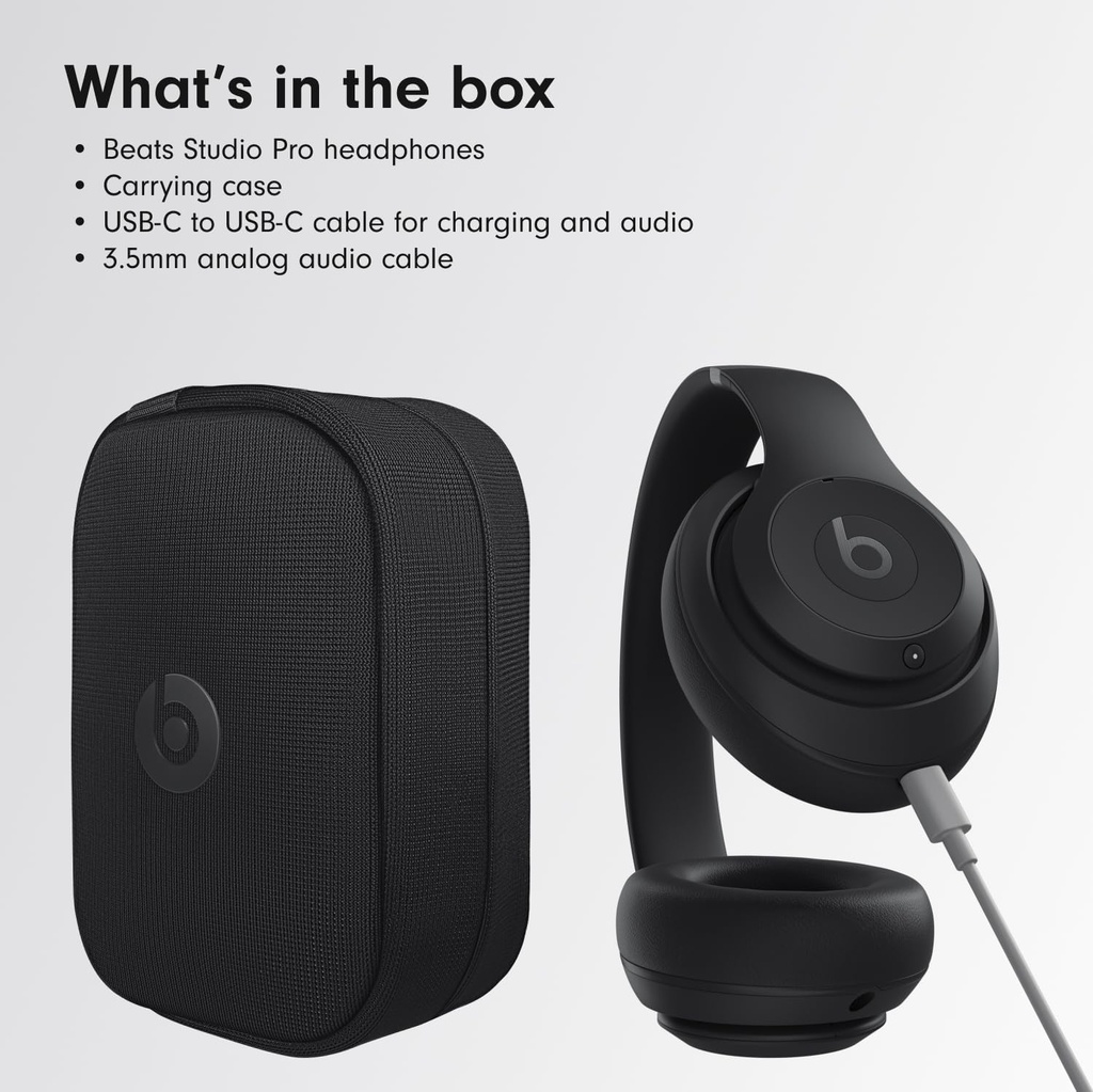 Beats Studio Pro - Wireless Bluetooth Noise Cancelling Headphones - Black