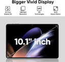 Andriod Tablet 3GB RAM 64GB ROM 1TB Expand, Quad-Core Processor, 1280x800 LCD Touch Screen, WiFi 5, Dual Camera, BT5.0, 6000mAh Battery (Blue)   