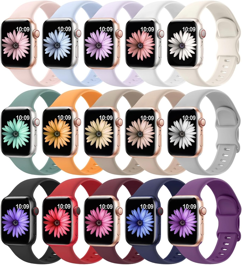 Apple watch Soft Silicone Bands for Series10, 42/44/45/46/49mm