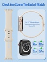 Apple watch Soft Silicone Bands for Series10, 42/44/45/46/49mm