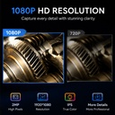 Borescope Camera With Light, industrial Endoscope Camera With Light, 1080P HD Inspection Camera, Snake Camera, (4.3")