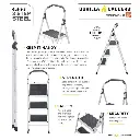 GORILLA LADDER 3 STEPS 8.8 INCHES 