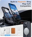 Temdan Magnetic Compatible with iPhone 15 Pro Max Case, [Built-in Invisible Kickstand]