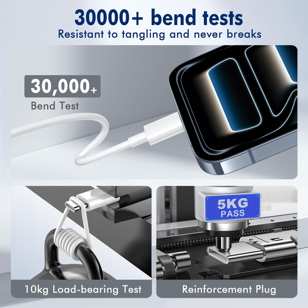 USBC TO USBC CABLE 6FT 60W FAST CHARGING CABLE 
