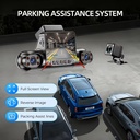 AXH DVR DUAL Dash CAM with 4 Cameras  