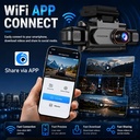BCUOZ 4-Lens WIFI 360° Dashcam