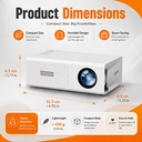 Home Theater Projector Native 1080P QHD