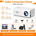 Home Theater Projector Native 1080P QHD