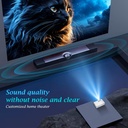 Indoor Mini Projector with black remote 