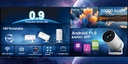 Smart Portable Projector, Wireless/support1080P/Native 720P