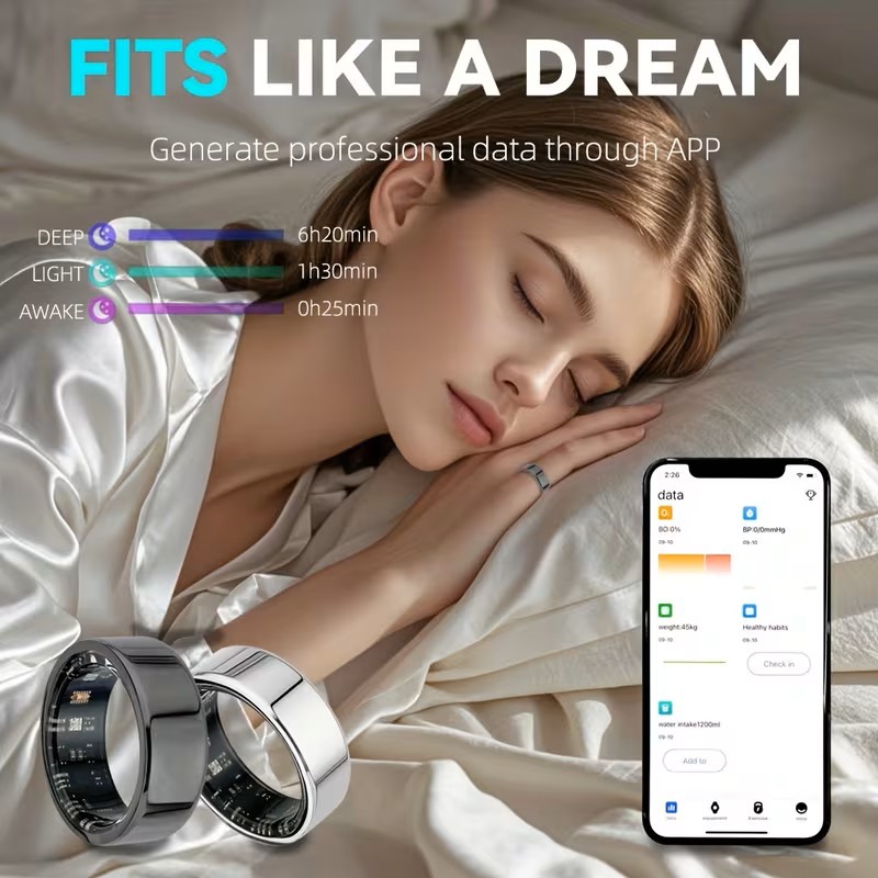 Andriod Smart Ring with Charging Compartment