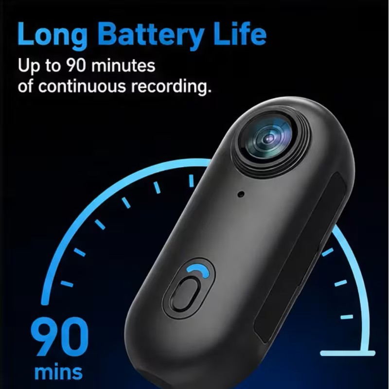 Magnetic Necklace Mini Body Camera