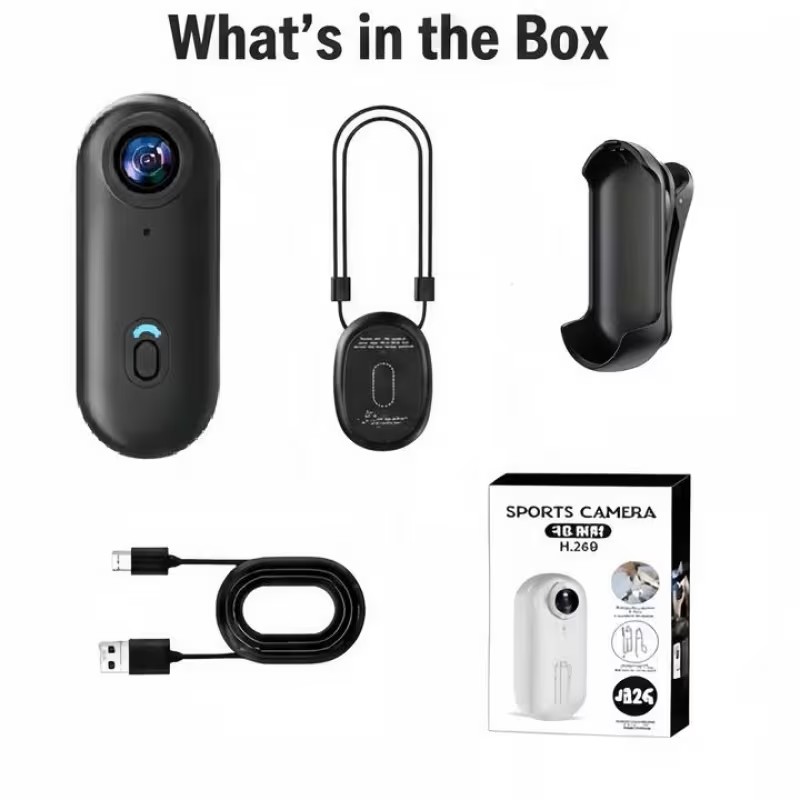 Magnetic Necklace Mini Body Camera
