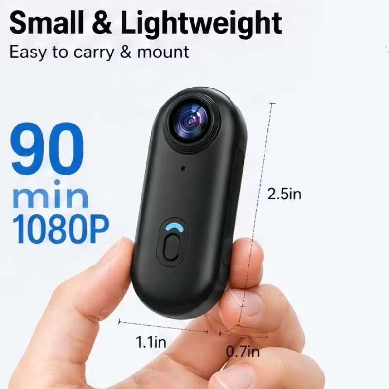 Magnetic Necklace Mini Body Camera