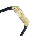 Giorgio Milano Gold and Chrono with date Black Silicone strap 240SGBK313 MAXIMUS