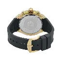Giorgio Milano Gold and Chrono with date Black Silicone strap 240SG313 MAXIMUS 
