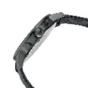 Giorgio Milano round Stainless Steel case with Black dial Black Mesh band 224SBK3