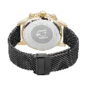 Giorgio Milano round IPG Stainless Steel case with Black dial Black Mesh band 224SBK3