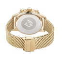 Giorgio Milano Men round IPG Stainless Steel case with Red dial Gold Mesh band 224SG14