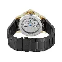 Giorgio Milano Men round IPG Round case with Black Automatic dial with IP Black Bracelet 228SGBK3 EZIO