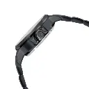 Giorgio Milano Men round IPG Round case with Black Automatic dial with IP Black Bracelet 228SBK3 EZIO 