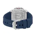 Giorgio Milano Men Square Chronograph stainless steel with blue plated bezel MARCUS 250STBL421