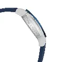 Giorgio Milano Men Square Chronograph stainless steel with blue plated bezel MARCUS 250STBL421