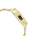 Giorgio Milano Square Chronograph date, IP gold stainless steel with black dial TRENTO 235SG03