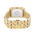 Giorgio Milano Women Square Watch with Brown dial and Gold Stainless Steel Bracelet 221SG06 CARINA