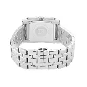 Giorgio Milano Women Square Watch with Silver Brushed dial and Stainless Steel Metal Bracelet 221ST2 CARINA 