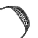 Giorgio Milano Men Chrono IP Black stainless steel case, cnc set CZ stones bezel, pave stone dial with Stainless Steel Bracelet MAESTRO BLING 245SBK03M