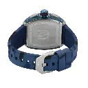 Giorgio Milano Men Stainless Steel and IP Blue Watch Chrono with date BLUE Camouflage rubber strap 233STBL424 MAESTRO