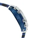 Giorgio Milano Men Stainless Steel and IP Blue Watch Chrono with date BLUE Camouflage rubber strap 233STBL424 MAESTRO