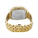 Giorgio Milano Men IP Gold Stainless Steel Watch Chrono with date, Green Dial, IP Gold Metal Bracelet 233SG18M MAESTRO METAL 