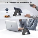 Giorgio Milano Mag-Safe Magnetic Wallet for Phone Pouch Stand Adjustable Leather Card Holder & Kickstand 