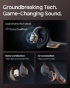 SHOKZ New OpenRun Pro 2 Mini -Open-Ear, Bone Conduction Sport Headphones. Rose Gold 