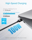 Anker USB C to USB C Cable, 100W Fast Charging Cable(3.3 ft / 6 ft / 10 ft) 