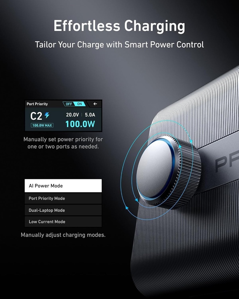 Anker Prime Charging Station, 250W 6-Port GaN USB C Charger 