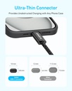 Anker Zolo USB C to USB C Cable, 240W Fast Charging Cable (6 ft, Black) 