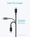Anker USB-A to USB-C Cable, (2-Pack, 3 ft, Black) 
