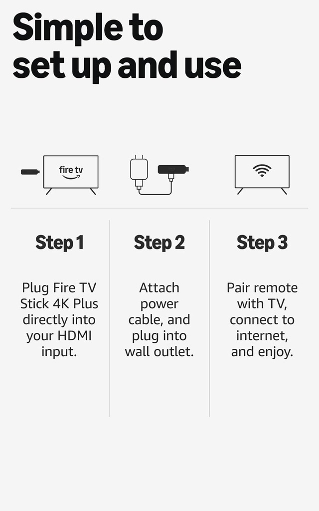 AMAZON FIRE TV STICK 4K Plus WI-FI 6