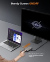 NOVOO USB C Docking Station Dual Monitor, 15 in 1 Laptop Docking Station 3 Monitors