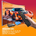 Remote Control for superbox S1, S2, S3, S4, S5, S6, Octastream Q1, Elite II, MAX IV, Elite Max, and MagaBox