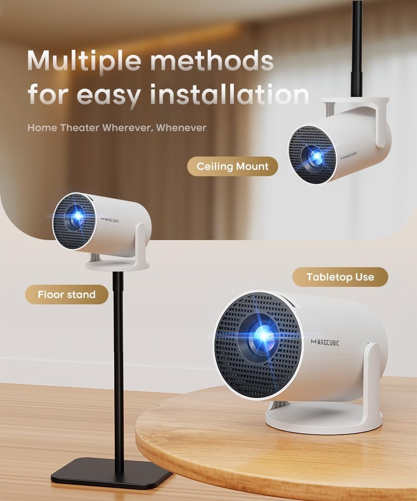 Magcubic HY300PRO Mini Projector with WiFi and Bluetooth